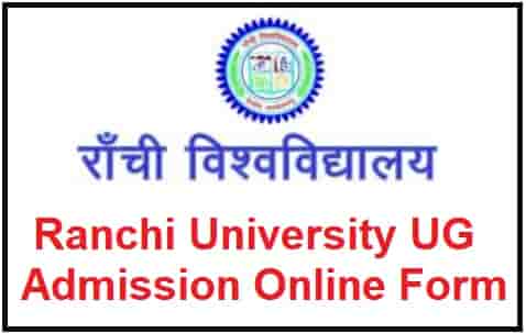 Ranchi University UG Admission Online Form