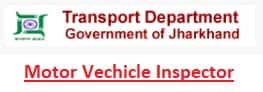 Ranchi Transport Vibhag Motor Vehicle Inspector Recruitment 2019