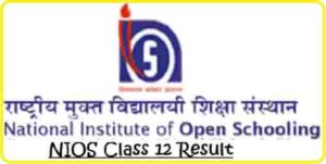 NIOS Class 12 Result