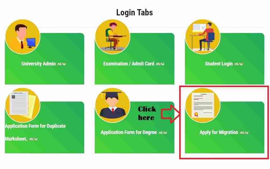 Vinoba Bhave University Migration Certificate Online Form