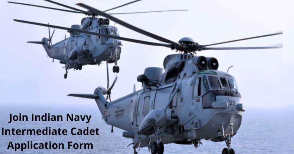 Join Indian Navy Intermediate Cadet Application Form