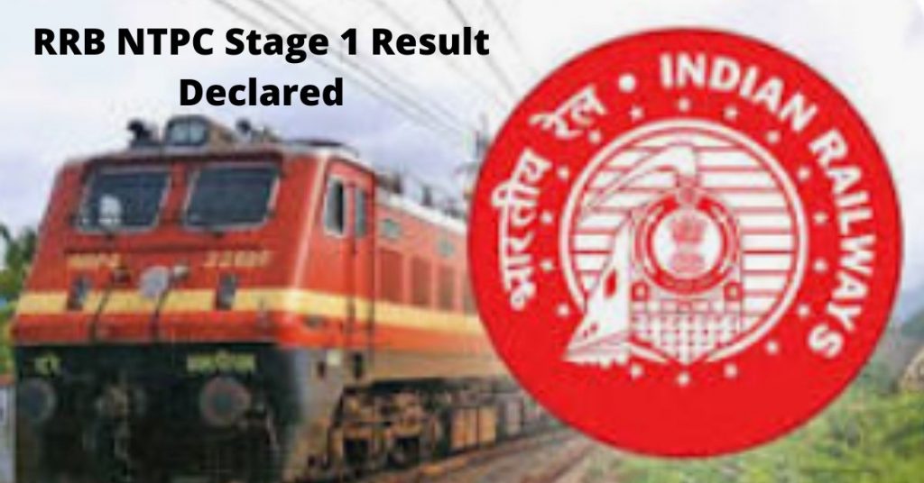 RRB NTPC Stage 1 Result Declared