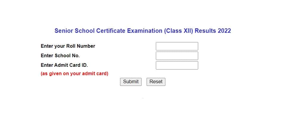 How to Check CBSE 12th Board Result 2022 Online