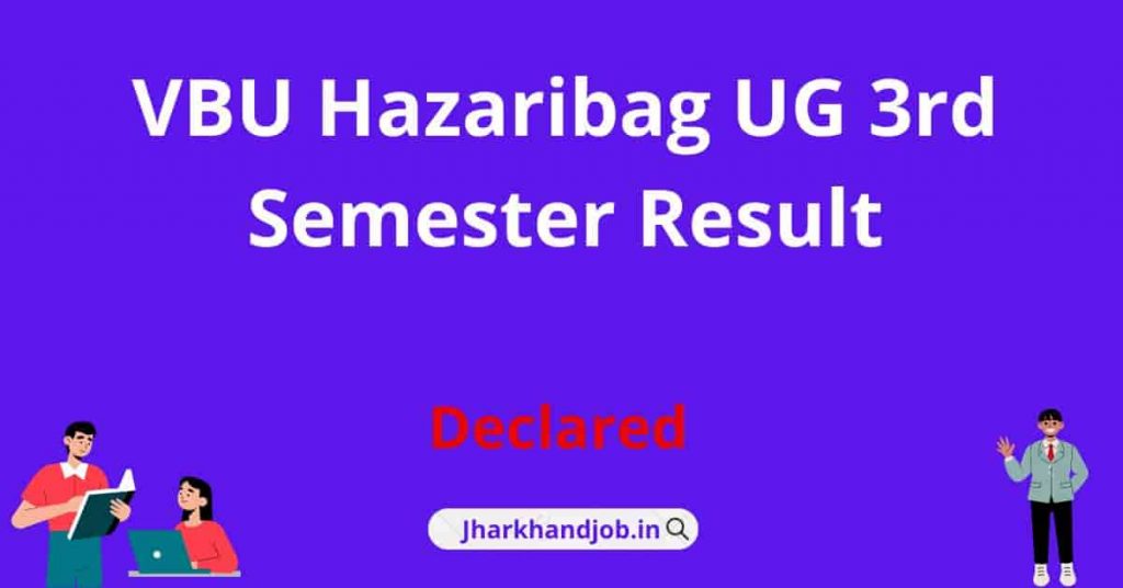 VBU UG 3rd Semester Result 2022